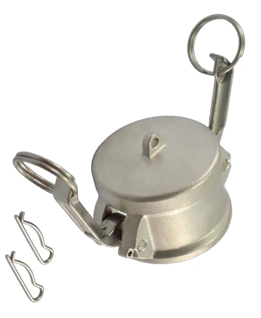 Acoplador Tampa ERT-DC produzido em aço inox